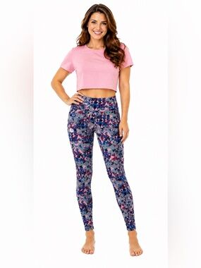 LuLaRoe Geometric Print Leggings One Size